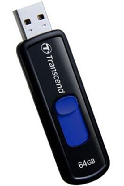 Transcend JetFlash 760 64GB USB 3.0 Στικάκι Μαύρο