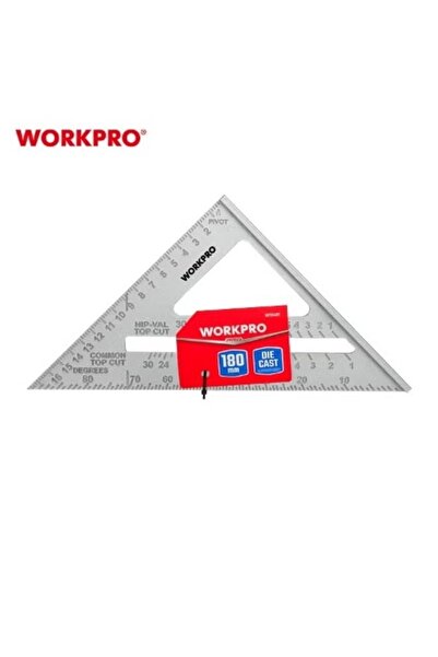 Workpro 180mm Aluminum Speed Square WP264011