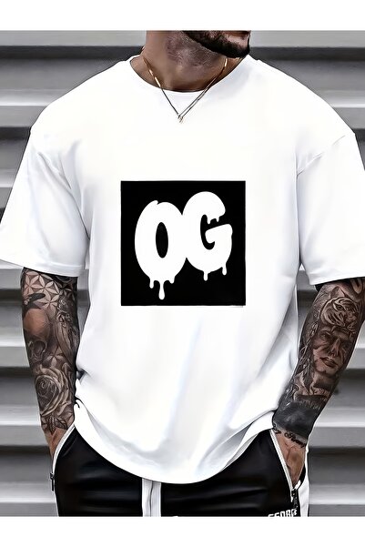 212Wear تي شيرت رجالي بأكمام قصيرة وزن 180 جرام بشعار OG Drip - مثالي للمهرجا...