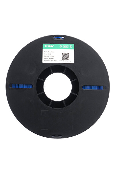eSun Mavi PLA Basic Filament 1.75 mm 3D Yazıcı Hammaddesi 1 kg