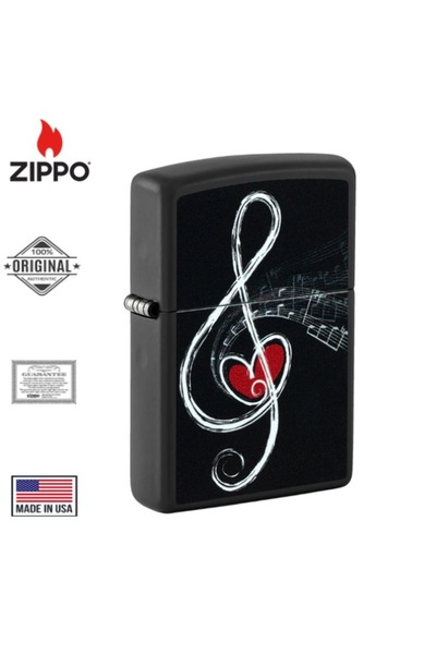 Zippo Αντιανεμικός αναπτήρας λαδιού σημείωμα αγάπης 46840