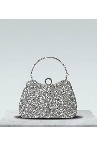 addy Luna Crystal Aura Clutch Evening Dress Bag