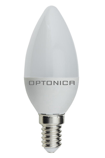 OPTONICA LED λάμπα candle C37 1423, 3.7W, 4500K, E14, 320lm