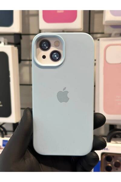 TAK Bİ KILIF iPhone 13 14 Uyumlu İç Kadife Kaplamalı Premium Silikon Kılıf So...