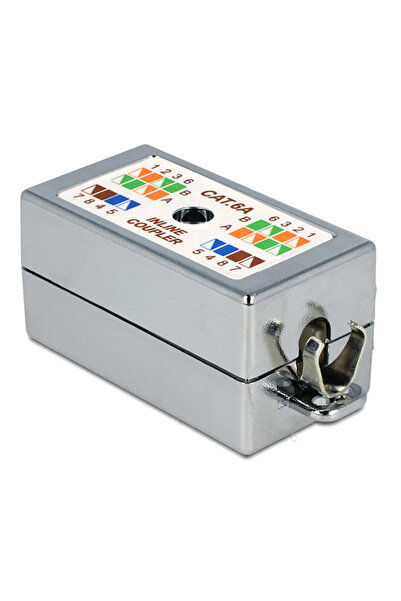 DELOCK κυτίο σύνδεσης καλωδίων δικτύου 86243, Cat 6A LSA, STP, tool-free