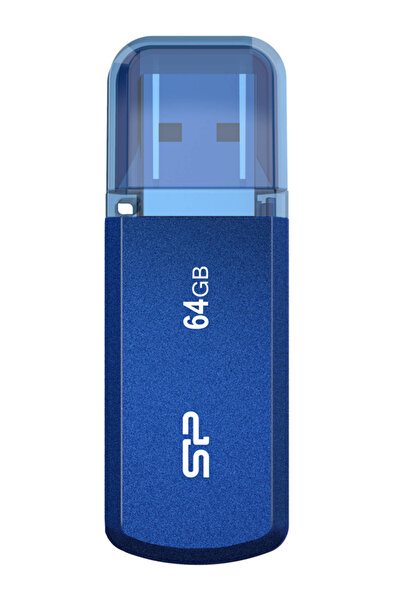Silicon Power USB Flash Drive Helios 202, 64GB, USB 3.2, μπλε