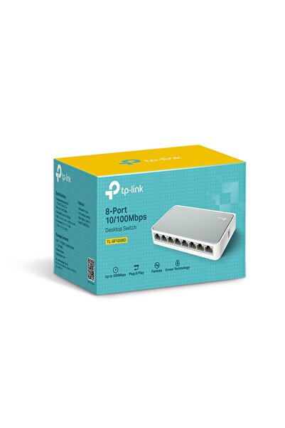 OEM Διανομέας 8 θυρών RJ45 10/100M, Επιτραπέζια πλαστική θήκη