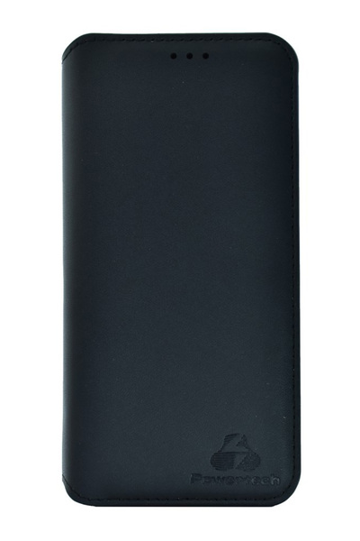 POWERTECH Θήκη Slim Leather για Samsung A5 2018, μαύρη