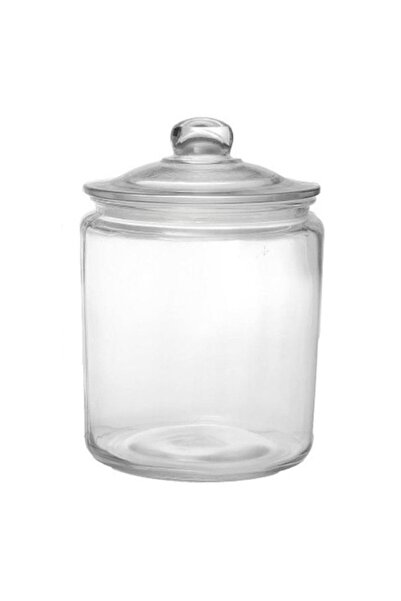 ESPIEL Δοχείο Αποθήκευσης με Καπάκι L JAR109K4 18x18x25εκ. 5Λτ Διαφανές