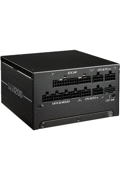 Cooler Master Elite Gold Fully Modular 1200W Power Supply, ATX 3.1, PCIe 5.1 ...