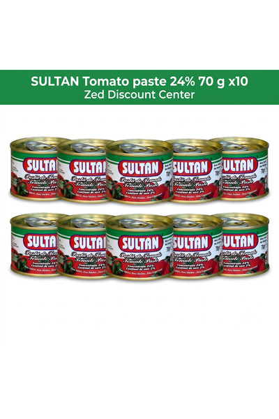 Sultan Pastă de roșii 24% 70 g x10