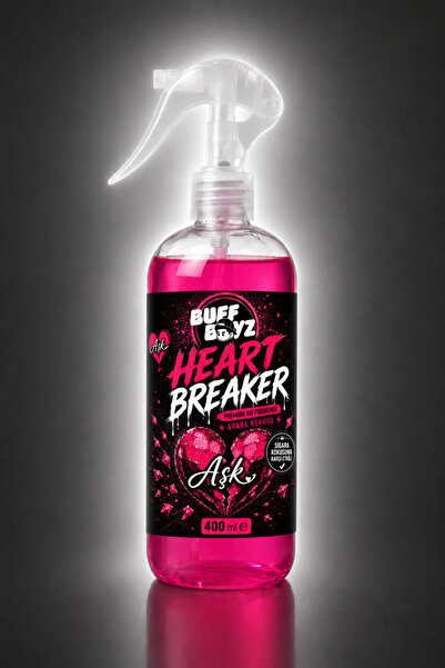 BUFFBOYZ Araba Kokusu Aşk -Heart Breaker- Uzun Süre Kalıcı Sprey Oto Kokusu 4...
