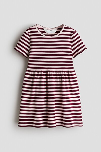 H&M Pamuklu ve Baskılı Elbise