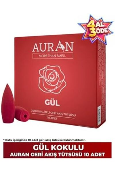 Yıldızan بخور مخروطي الشكل برائحة الورد من AURAN، بخور مخروطي الشكل برائحة ال...