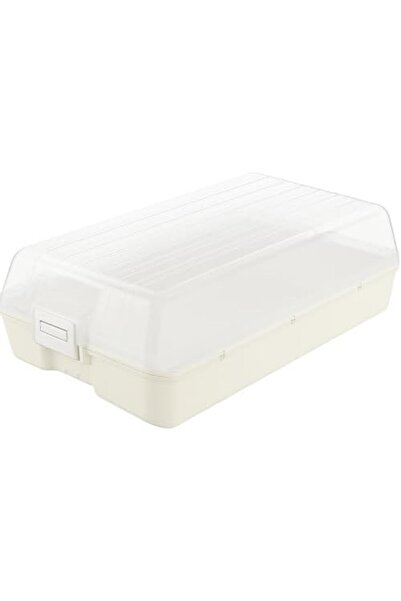 Yıldızan Refrigerator Organizer Box with Transparent Lid |   32X18 cm Plastic...