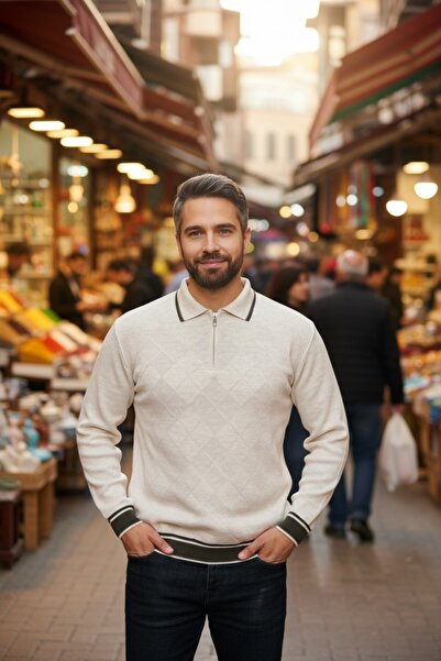 Kamalı Standard Fit Sweater