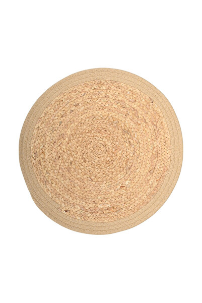 Estia Home Art Estia Σουπλά Haven Υάκινθος Φ38cm Μπεζ Περίγραμμα