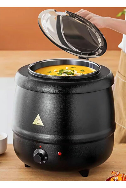 Generic 10L Food Soup Kettle Warmer, Commercial Electric Soup Warmer with Tem...