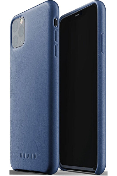 Mujjo Full Leather Case - Δερμάτινη Θήκη Apple iPhone 11 Pro Max - Blue