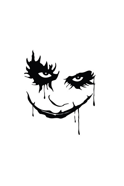 Amo-Stickers Стикер за кола Жокер 11 30см Червен