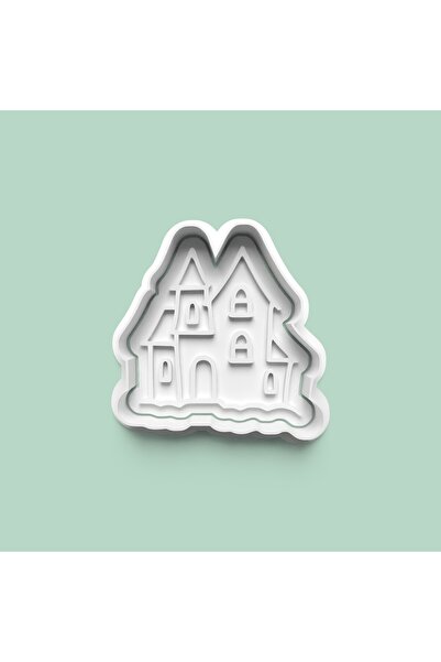 AKTASTORE Castle Cookie Mold and Sugar Paste Mold 0945-1