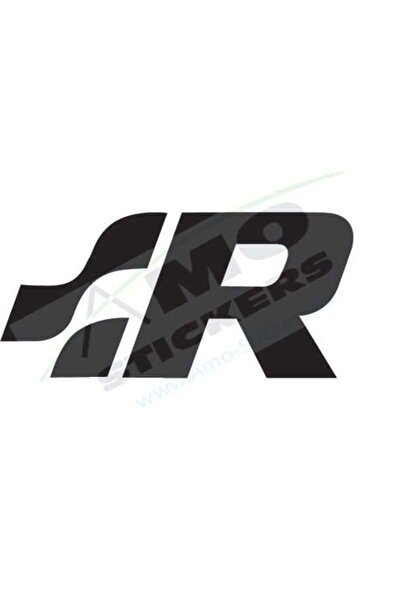 Amo-Stickers Sticker Volkswagen R Logo 25cm Gri inchis