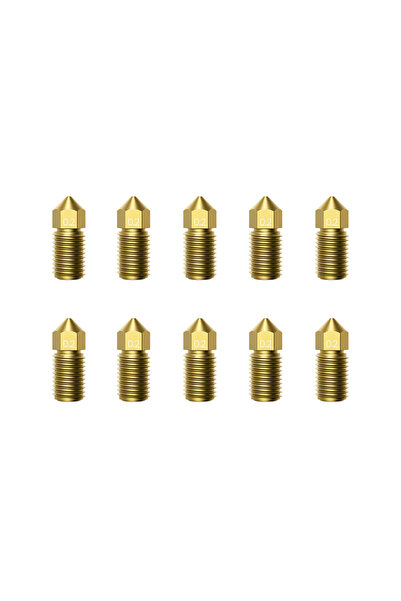 Anker Set 10 Duze Extrudare pentru imprimanta 3D AnkerMake M5, Auriu, 0.2mm