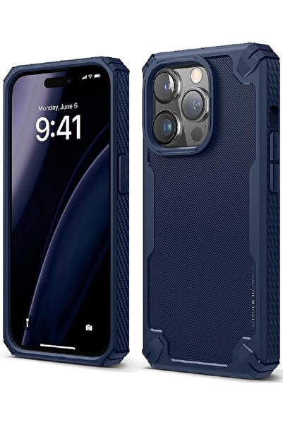 Elago Armor Case - Ανθεκτική Θήκη Σιλικόνης Apple iPhone 14 Pro - Jean Indigo
