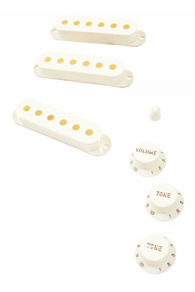 FENDER 0992097000 Pure Vintage 60S Stratocaster Vintage White Pickup Cover Ac...