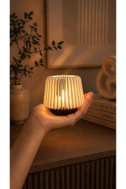 ASYDESIGN Dekoratif Led Tealight Mumluk | Masaüstü Aydınlatma | 1 Adet