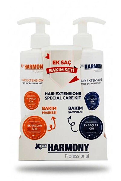 X Pro Harmony Hair Extensions Special Care Kit - Ek Saç Bakım Seti 2x500 ml