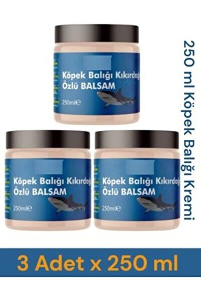 Hobibahçem Shark cartilage cream for your pain 250 ml x 3 pieces