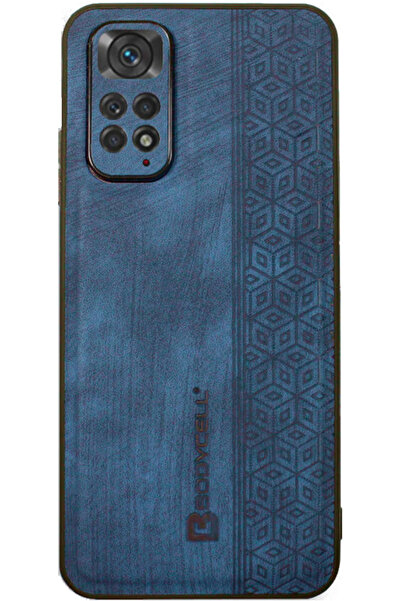 Bodycell Pattern Leather - Σκληρή Θήκη Xiaomi Redmi Note 11 / 11S - Blue