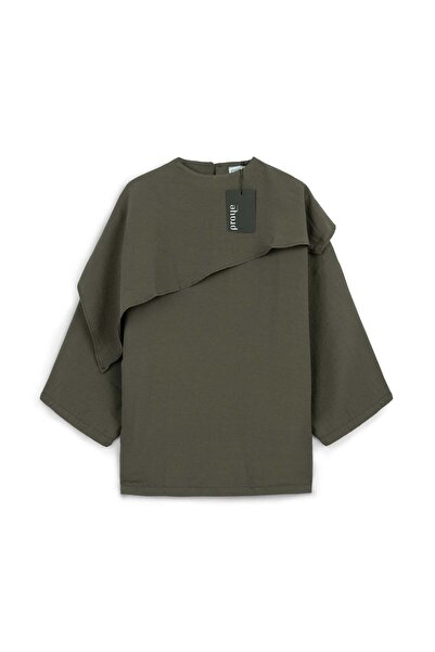 praye Capped Bat Tunic Khaki