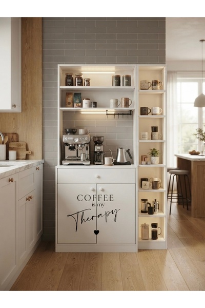 Home Center Mobilya Bogota Kahve Köşesi - Kahve Dolabı - Çok Amaçlı Dolap - K...