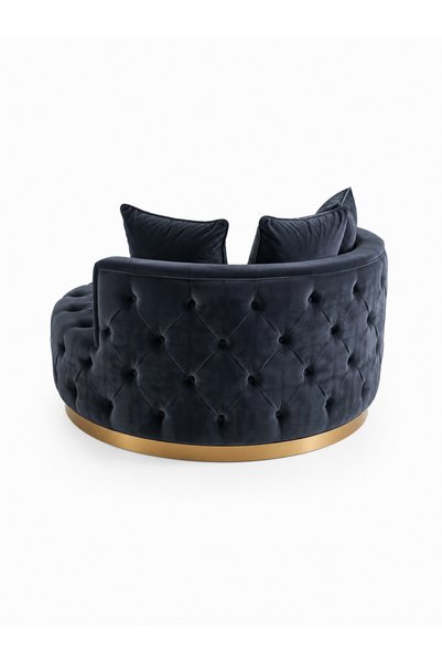 Haliloğlu Chester Zara Berjer 120 cm, Babyface Kumaş, Gold Kasa (Koyu Antrisit) Babyface 29