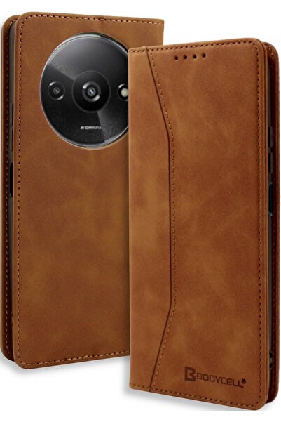 Bodycell Θήκη Πορτοφόλι - Xiaomi Redmi A3 - Book Case - Brown