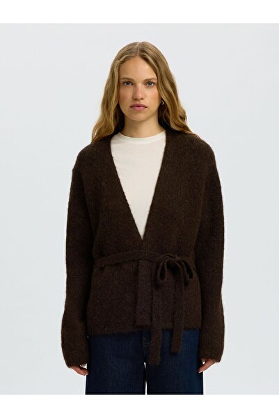 SELECTED Strickjacke Wollmix