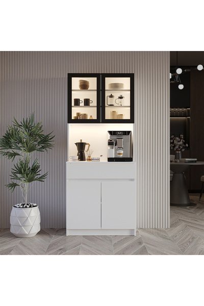 ROEWOOD IŞILTI KAHVE KÖŞESİ BEYAZ