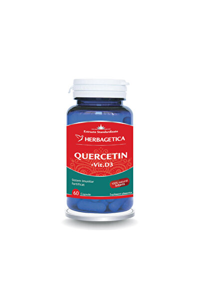herbagetica Quercetin + Vitamina D3 60cps