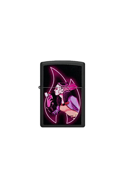 Zippo Αντιανεμικός αναπτήρας λαδιού σε μαύρο χρώμα, με σχέδιο  "Windy Glow " ...