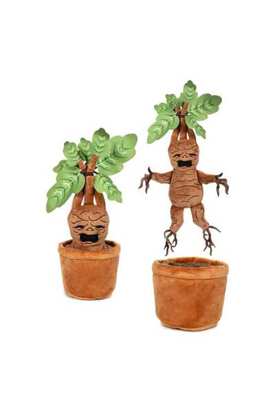 Play By Play Figurina plus Mandragora Harry Potter cu sunet, 25 cm, multicolo...