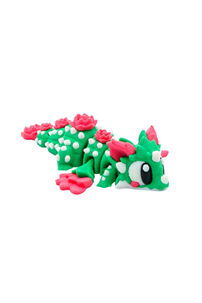 Eva Prints Mini Dragon Cactus figurina articulata printata 3D in Romania, dra...
