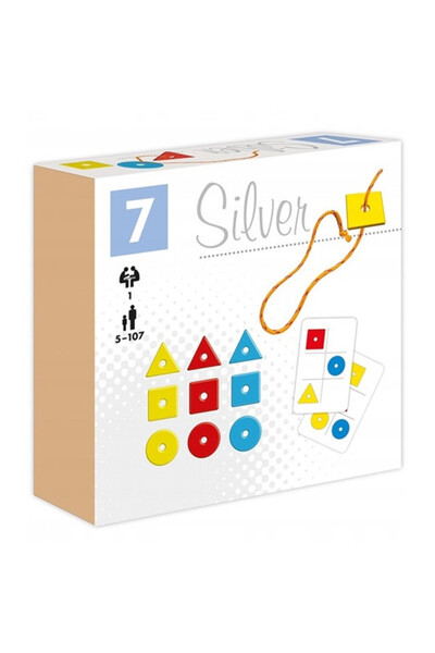 Silver Joc educativ, geometrie, Silver, multicolor