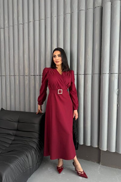 Hiccup Msn Belted A-Line Midi Dress