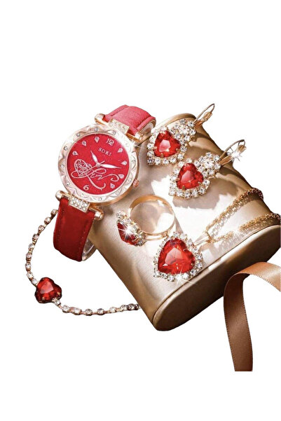 Woman's Fashion Σετ κοσμημάτων με κολιέ, σκουλαρίκια και δαχτυλίδι