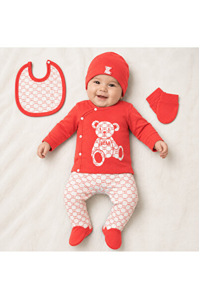 Hülya's MIND Bear Printed Men's 5-Piece Zibin Set