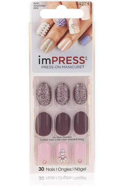 Kiss Broadway Impress Accent Nails Gossip Girl BIP250(Styles May Vary)