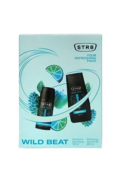 str8 Caseta Cadou, Str8, Gel de Dus 250, Deo150 Wild Beat