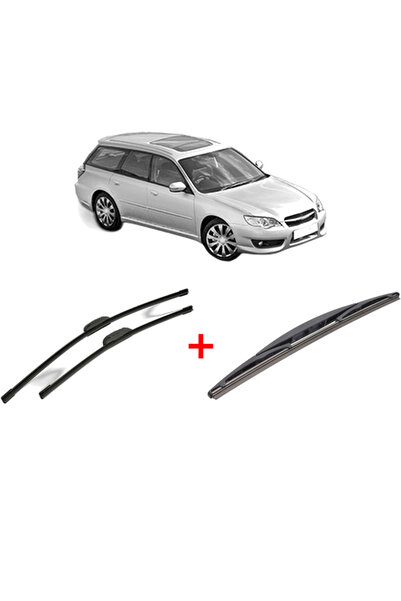Bosch Set of 3 wipers SUBARU LEGACY IV Estate (BP) from 2003 - 2009, for wind...